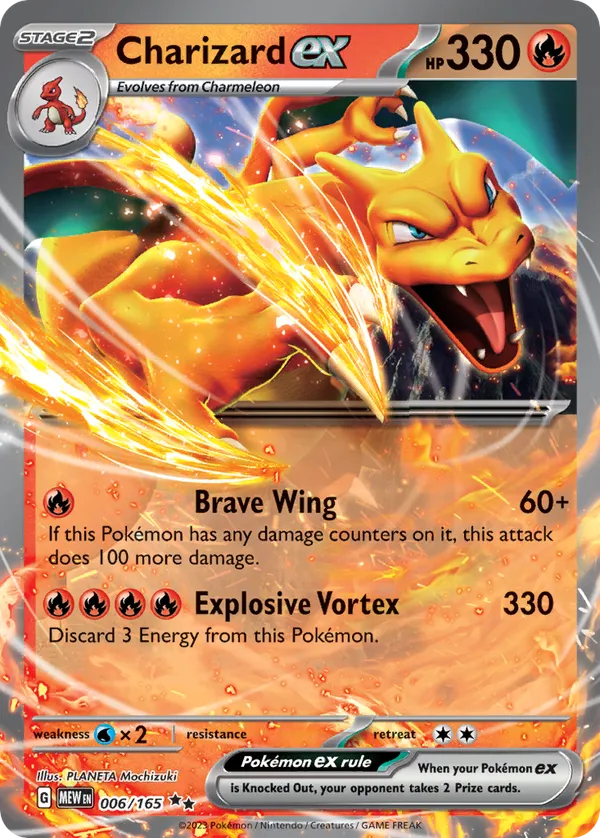 afbeelding van een charizard pokemonkaart