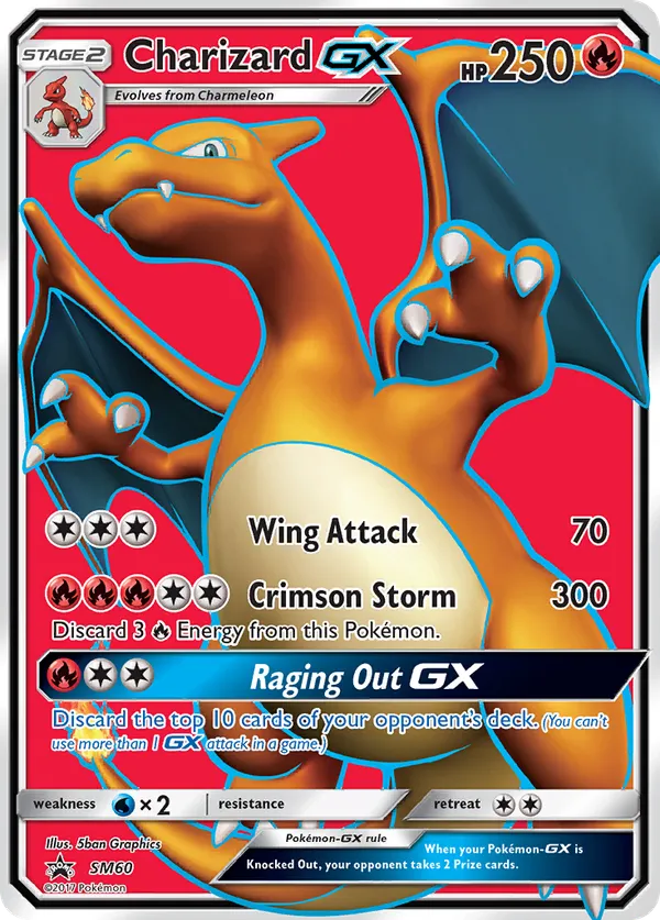 afbeelding van een charizard pokemonkaart