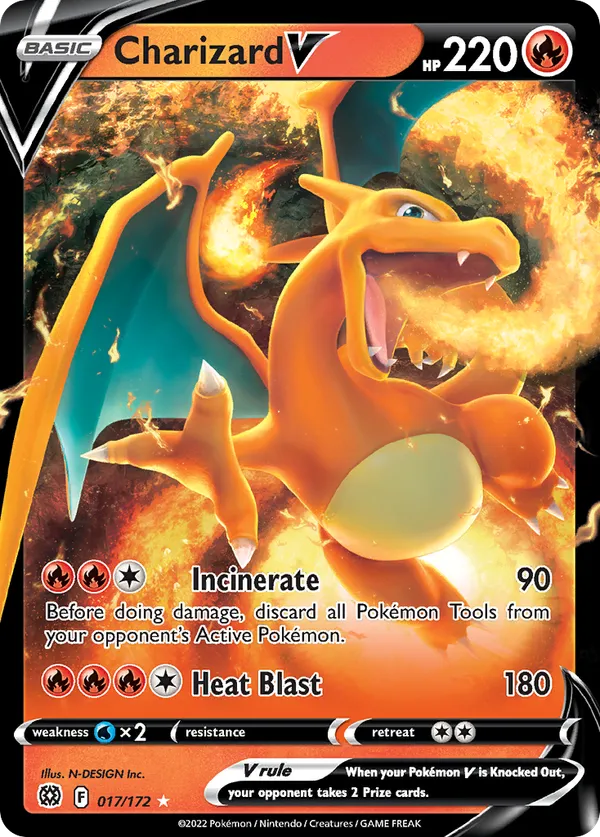 afbeelding van een charizard pokemonkaart